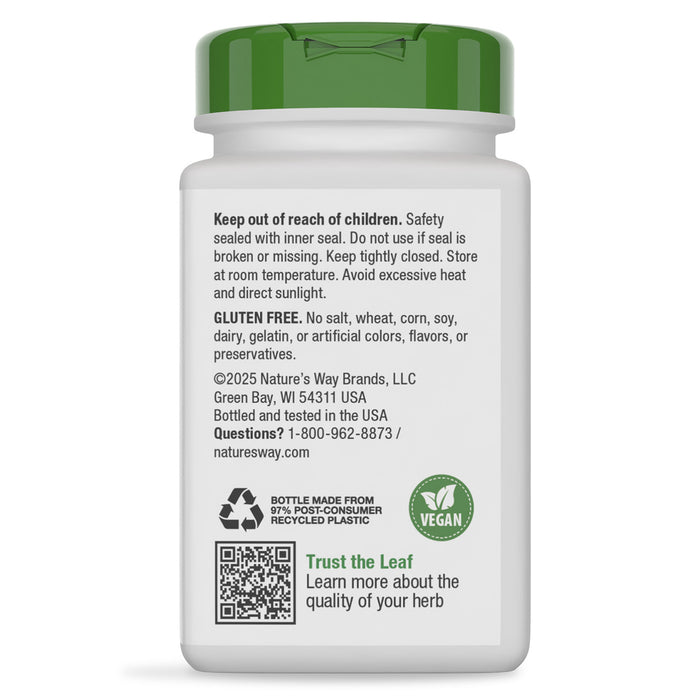 Nature's Way Suplemento Raíz de Jengibre 1100 mg, 100 cápsulas
