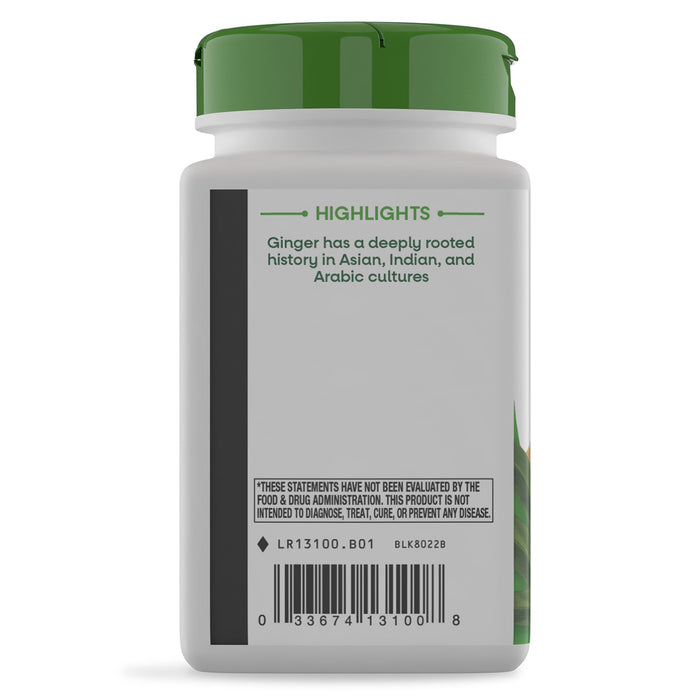Nature's Way Suplemento Raíz de Jengibre 1100 mg, 100 cápsulas