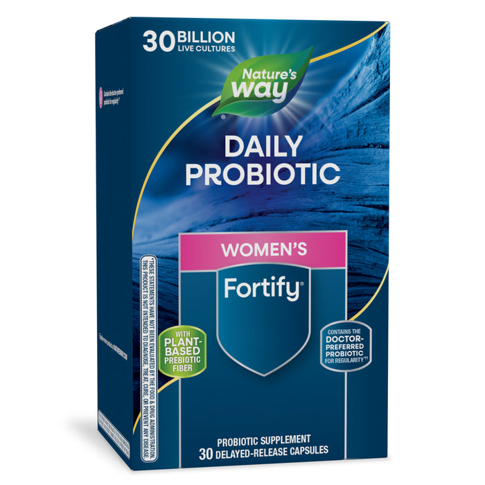 Nature's Way Fortify® Women's Probioticos 30 Billiones, 30 cápsulas