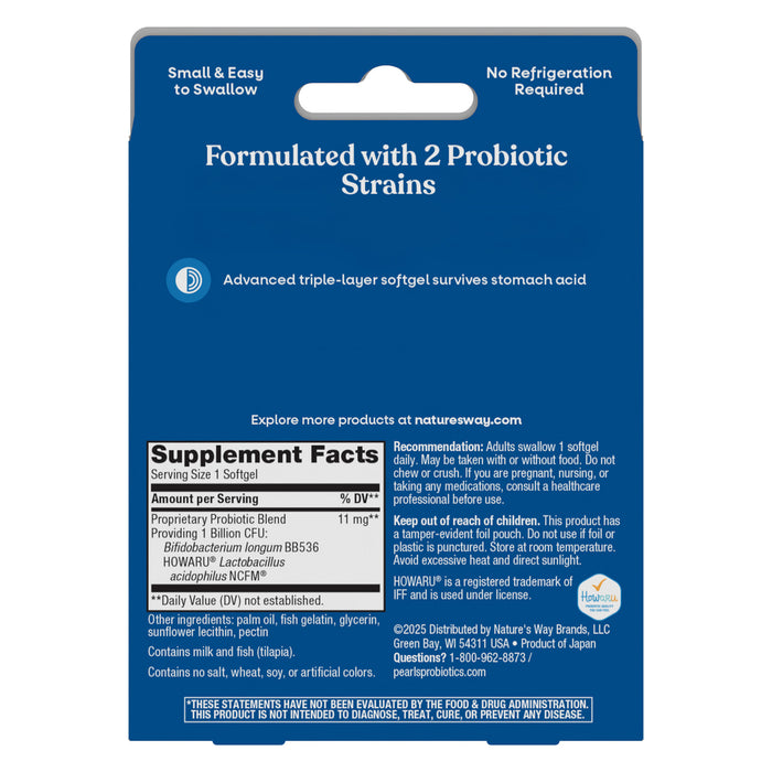 Nature's Way Acidophilus Probióticos, 90 perlas