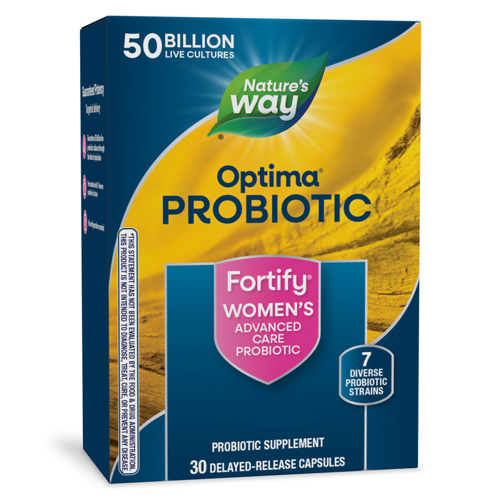 Nature's Way Optima Probióticos para mujeres 50 mil millones de UFC, 30 cápsulas