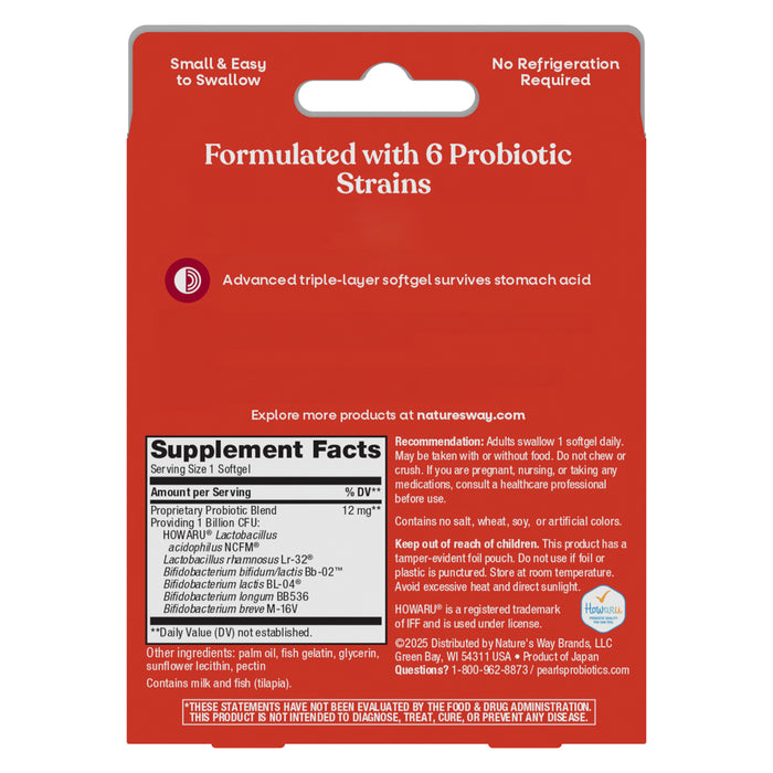 Nature's Way Perlas Probióticas Completas  30 cápsulas