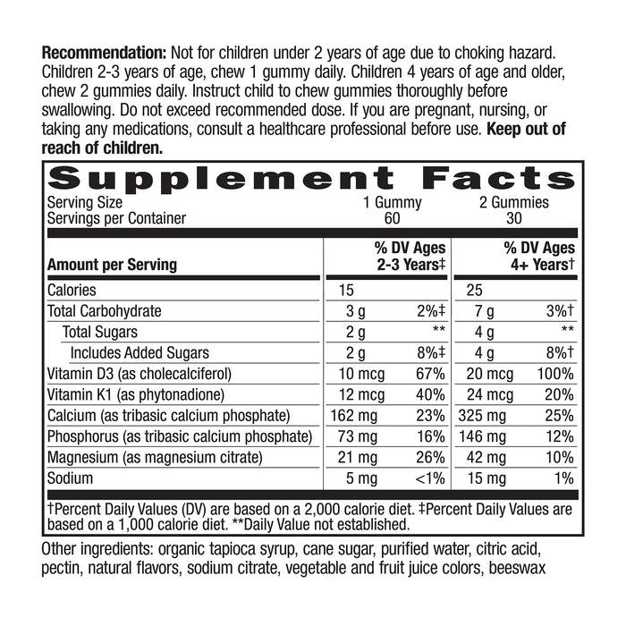 Nature's Way Suplemento de Minerales y Vitaminas para niños 60 gomitas