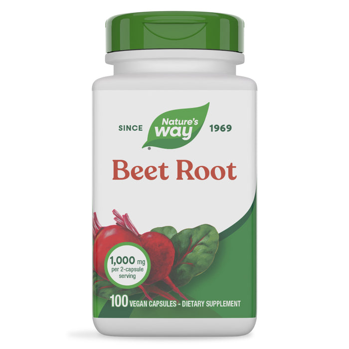 Nature's Way Suplemento Raíz de Remolacha 1000 mg, 100 cápsulas