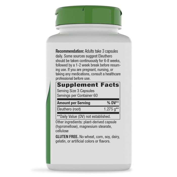 Nature's Way Suplemento de Eleuthero siberiano 1275 mg, 180 cápsulas