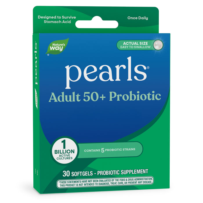 Nature's Way Probióticos para adultos 50+, 30 perlas