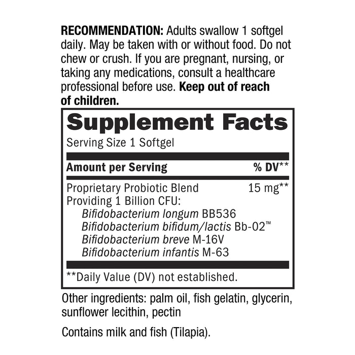 Nature's Way Probióticos para adultos 50+, 30 perlas