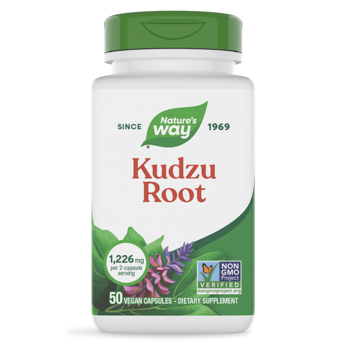 Nature's Way Suplemento Raíz de Kudzu 1226 mg, 50 cápsulas