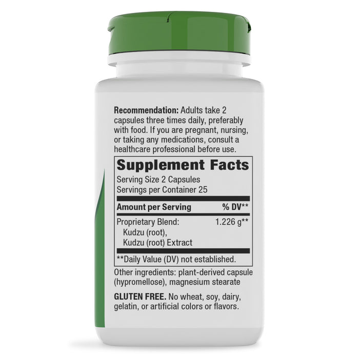 Nature's Way Suplemento Raíz de Kudzu 1226 mg, 50 cápsulas