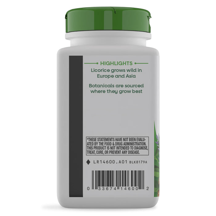 Nature's Way Suplemento Raíz de regaliz 900 mg, 100 cápsulas