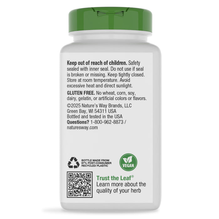 Nature's Way Suplemento Raíz de Cohosh Negro 540mg, 180 cápsulas