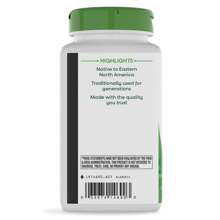 Nature's Way Suplemento Raíz de Cohosh Negro 540mg, 180 cápsulas