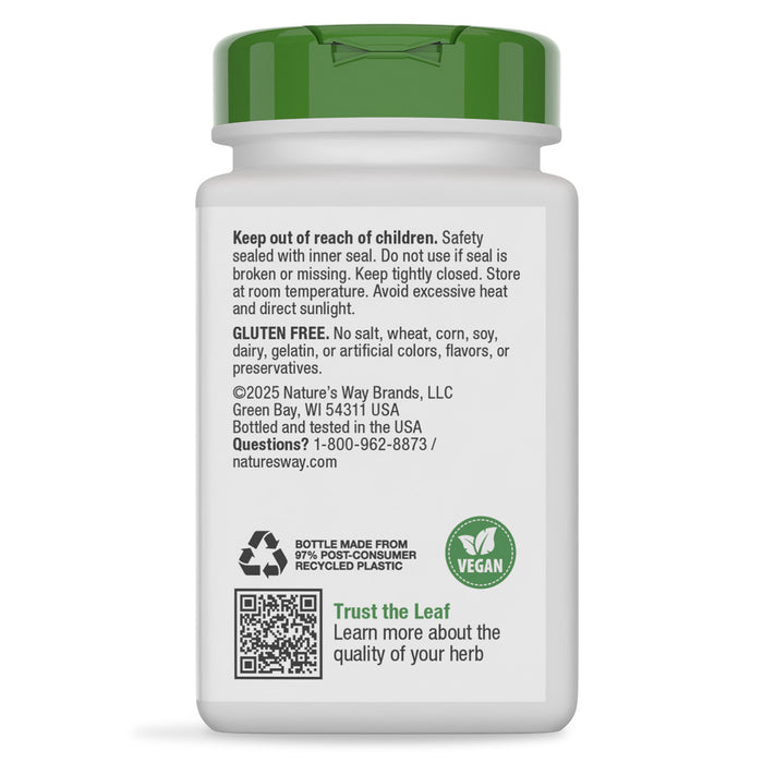 Nature's Way Suplemento de Raíz de Malvavisco 960mg, 100 cápsulas