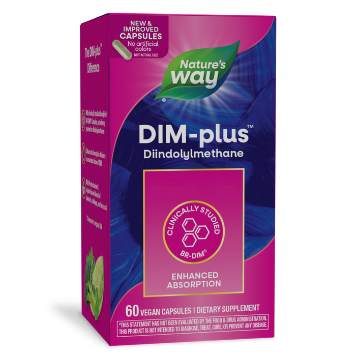 Nature's Way Suplemento DIM-Plus Diindolilmetano, 60 cápsulas