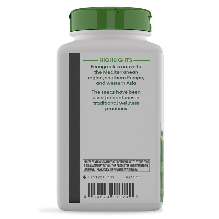 Nature's Way Suplemento de Semillas de Fenogreco 1130mg, 320 cápsulas