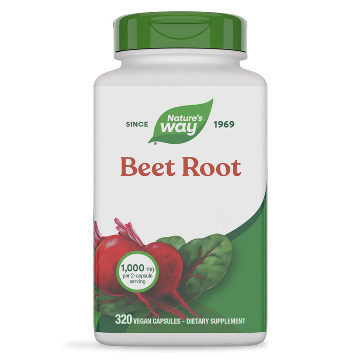 Nature's Way Suplemento Raíz de Remolacha 1000 mg, 320 cápsulas