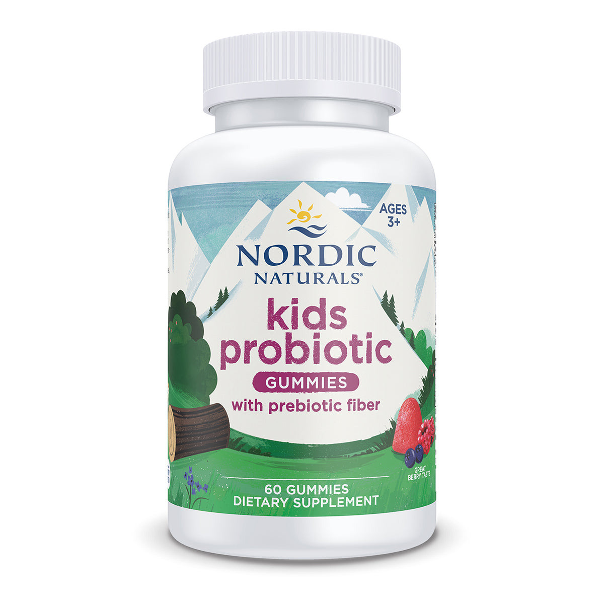 Nordic Naturals Kids Probioticos para niños, 60 gomitas sabor berry