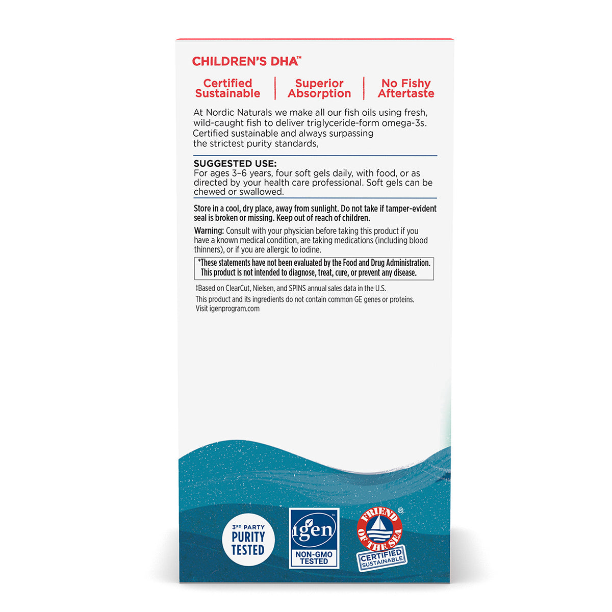 Nordic Naturals Suplemento DHA para niños, 250 mg por cápsula, 90 mini cápsulas masticables sabor fresa