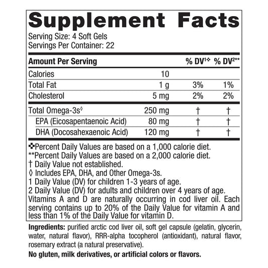 Nordic Naturals Suplemento DHA para niños, 250 mg por cápsula, 90 mini cápsulas masticables sabor fresa
