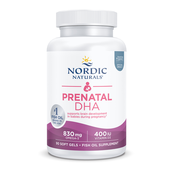 Nordic Naturals Suplemento Prenatal Dha, 830 mg de Omega 3 con Vitamina D3, 90 Cápsulas