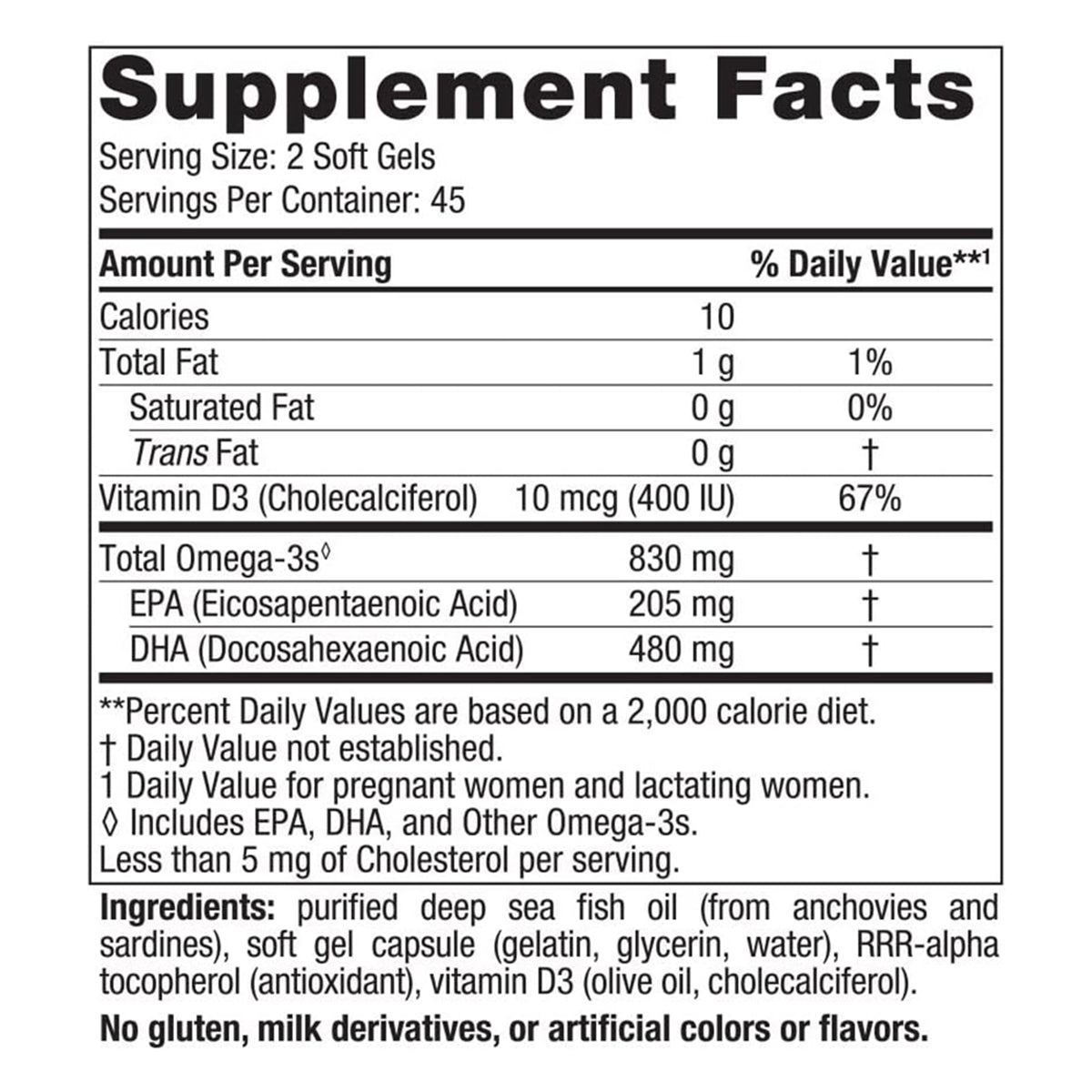 Nordic Naturals Suplemento Prenatal Dha, 830 mg de Omega 3 con Vitamina D3, 90 Cápsulas para 1 mes