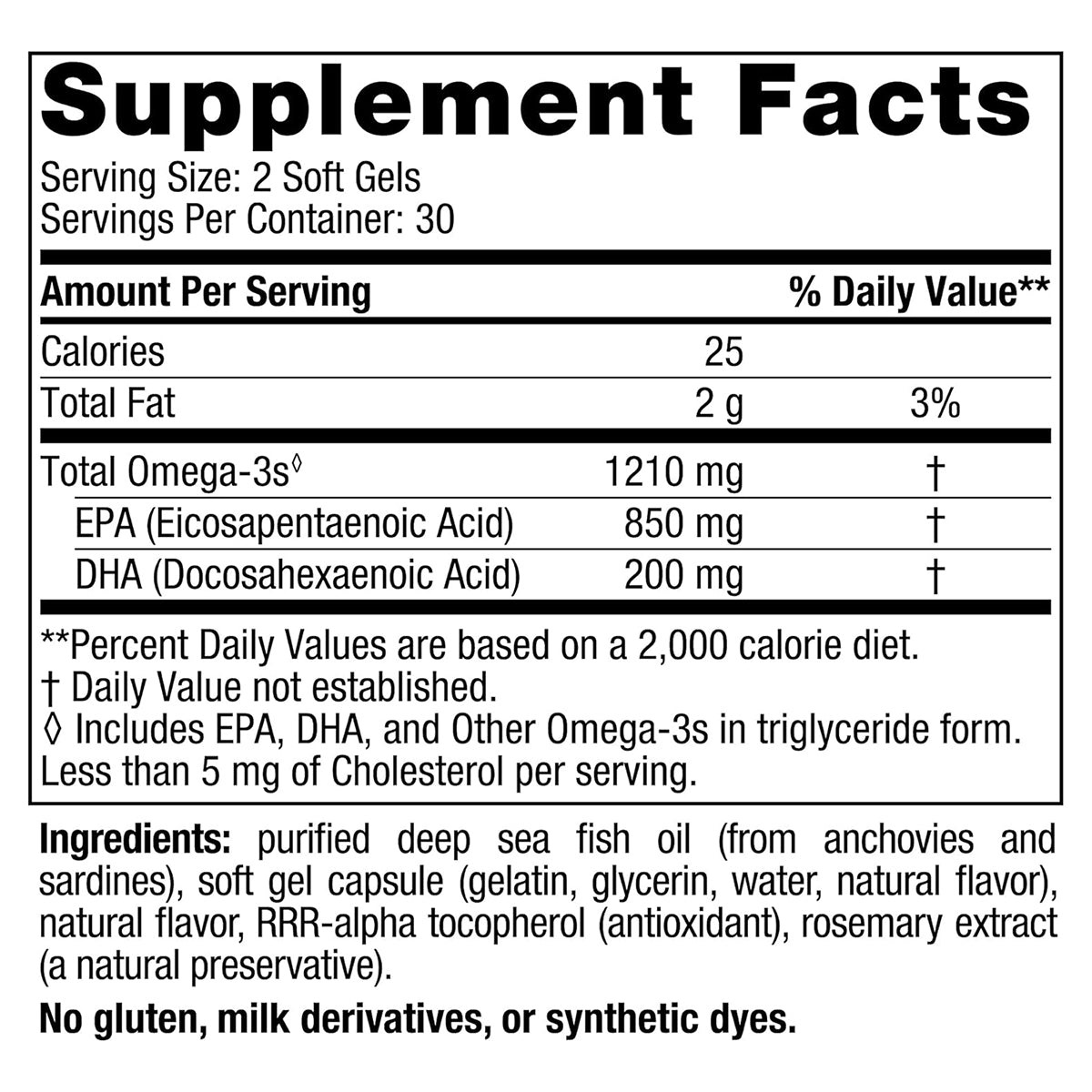Nordic Naturals Suplemento de EPA, 1210 mg de Omega, 60 cápsulas sabor limón para 1 mes
