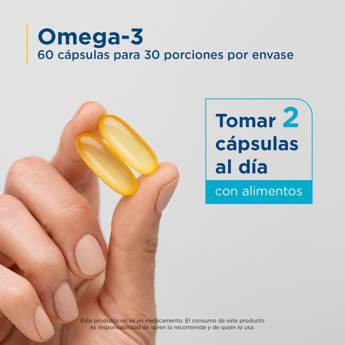 Nordic Naturals Suplemento de Omega 3, 690 mg de Omega, 60 cápsulas sabor limón