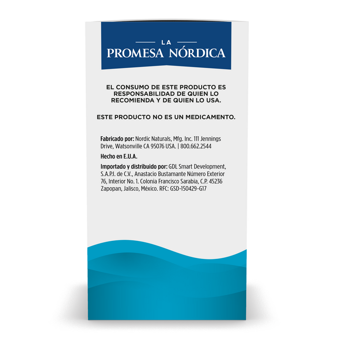 Nordic Naturals Complete Omega, 565 mg de Omega, 60 cápsulas sabor limón