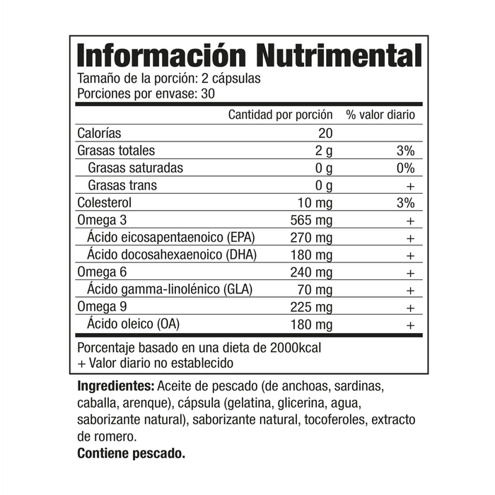 Nordic Naturals Complete Omega, 565 mg de Omega, 60 cápsulas sabor limón