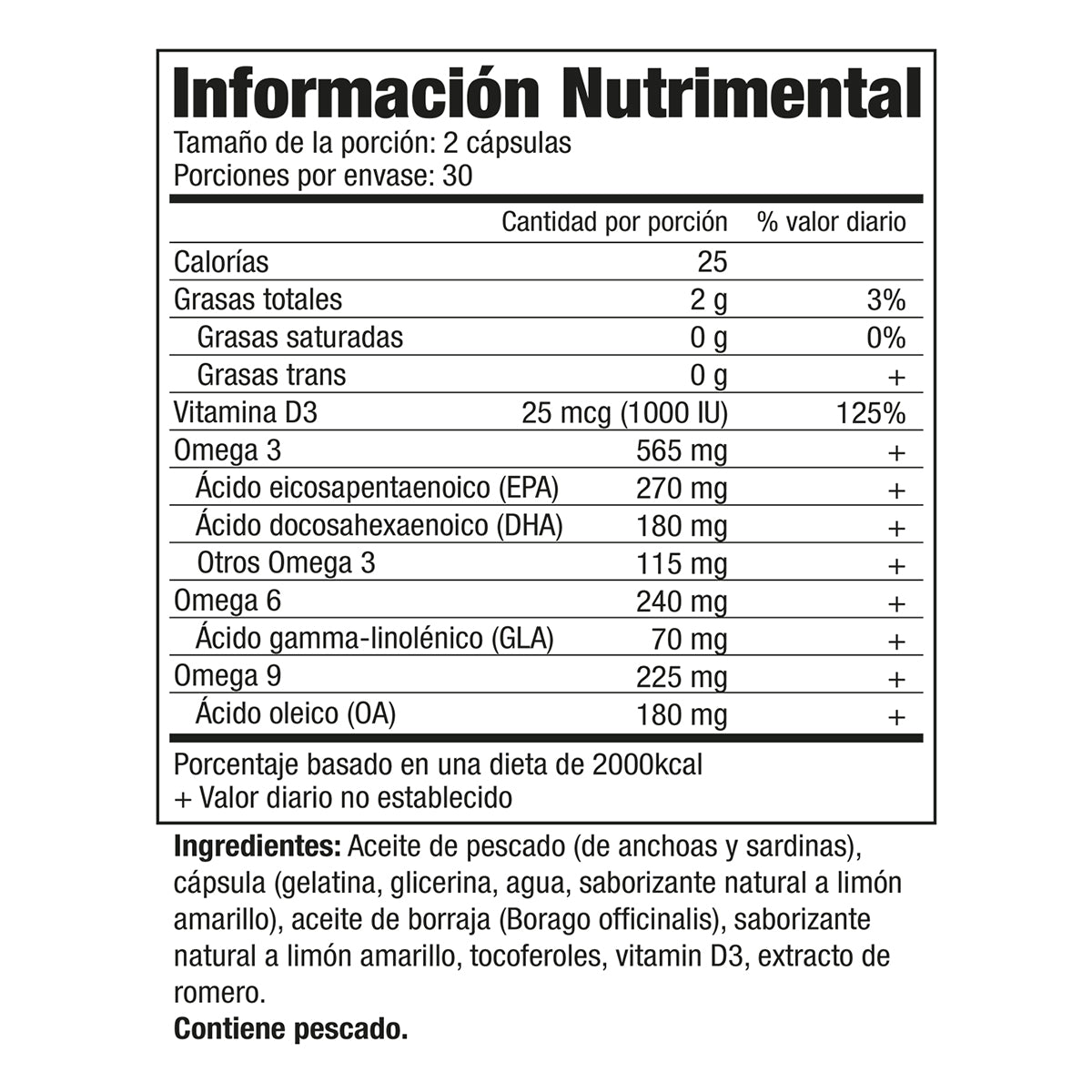 Nordic Naturals Complete Omega D3, 565 mg de Omega + 100 IU de vitamina D3, 60 cápsulas