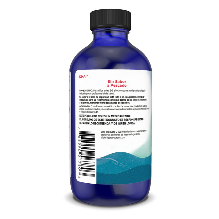 Nordic Naturals Suplemento DHA para niños, 530 mg de Omega, 4fl oz (119ml) sabor fresa