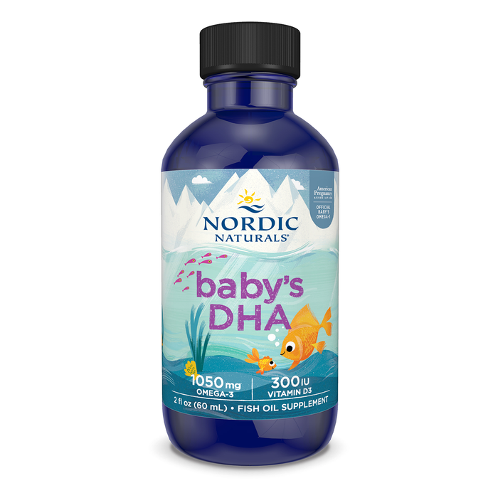 Nordic Naturals Suplemento DHA para Bebes, 1050 mg de Omega, 2 fl oz (60ml)