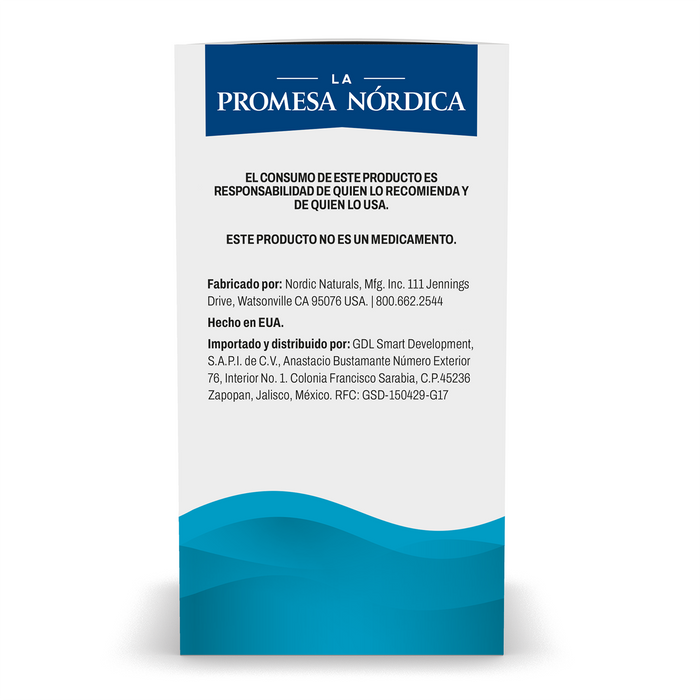 Nordic Naturals Ultimate Omega, 1280 mg de Omega, 60 cápsulas sabor limón