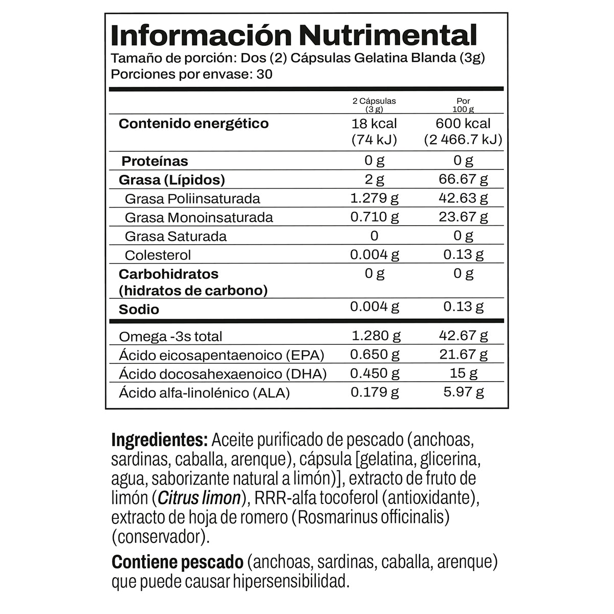 Nordic Naturals Ultimate Omega, 1280 mg de Omega, 60 cápsulas sabor limón para 1 mes