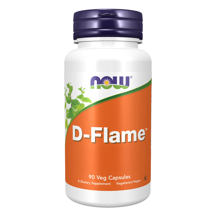 Now Suplemento Alimenticio D-Flame 90 Cápsulas Vegetales