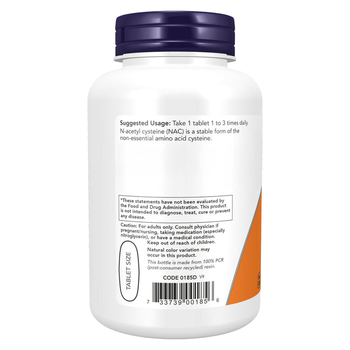 Now Suplemento Alimenticio NAC 1000 mg 120 Tabletas