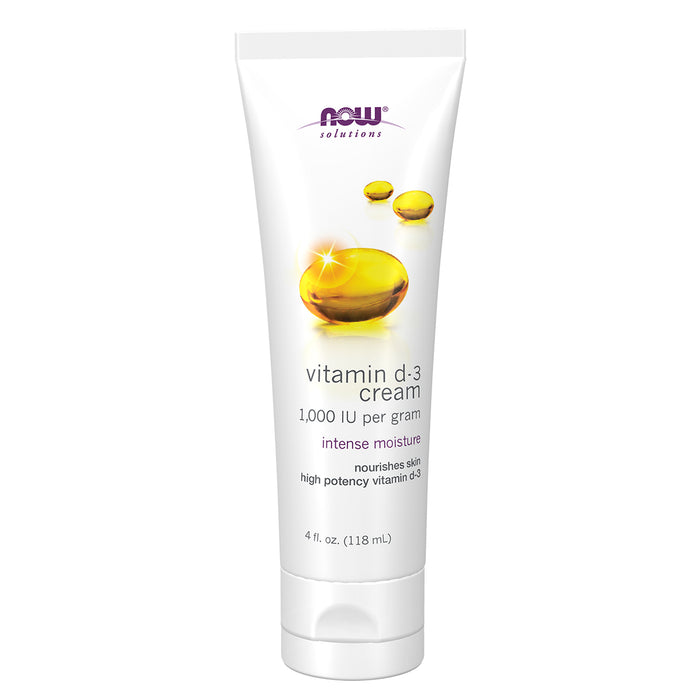 Now Solutions Crema Corporal con Vitamina D-3 1000 UI/g 118 ml