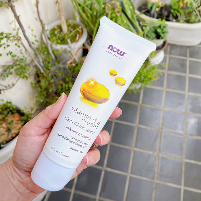 Now Solutions Crema Corporal con Vitamina D-3 1000 UI/g 118 ml