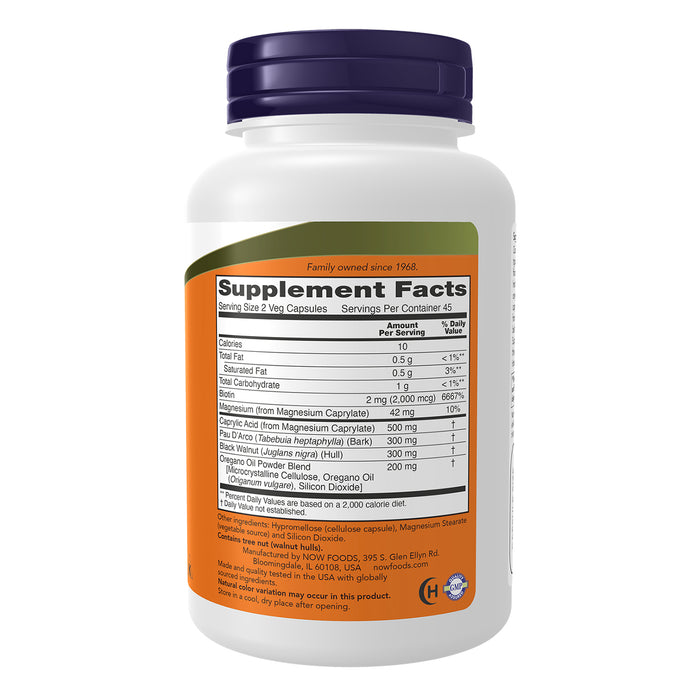 Now Suplemento Alimenticio Candida Support 90 Cápsulas Vegetales