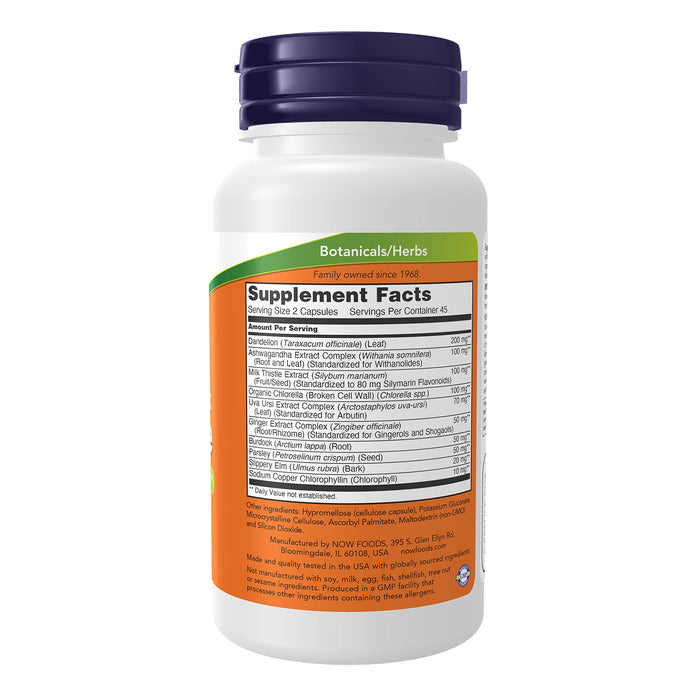 Now Suplemento Detox & Cleanse 90 Cápsulas