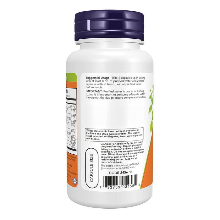 Now Suplemento Detox & Cleanse 90 Cápsulas