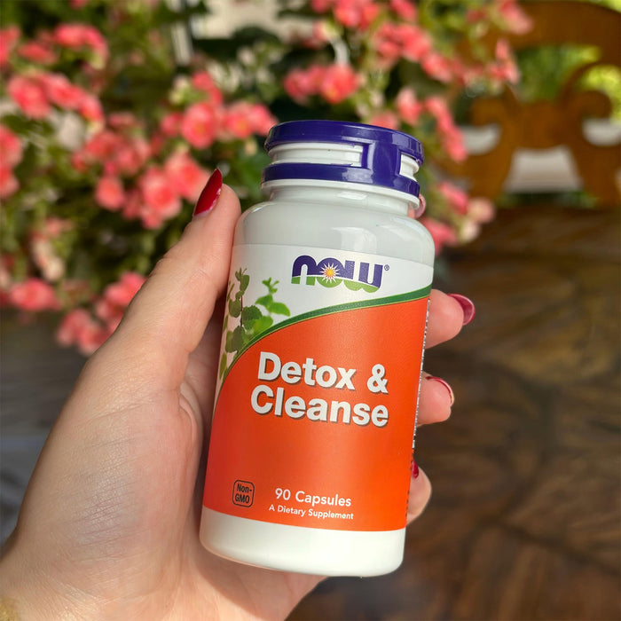 Now Suplemento Detox & Cleanse 90 Cápsulas