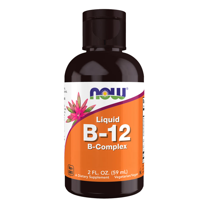 Now Suplemento Vitamina B-12 Líquida con Complejo B 59 ml