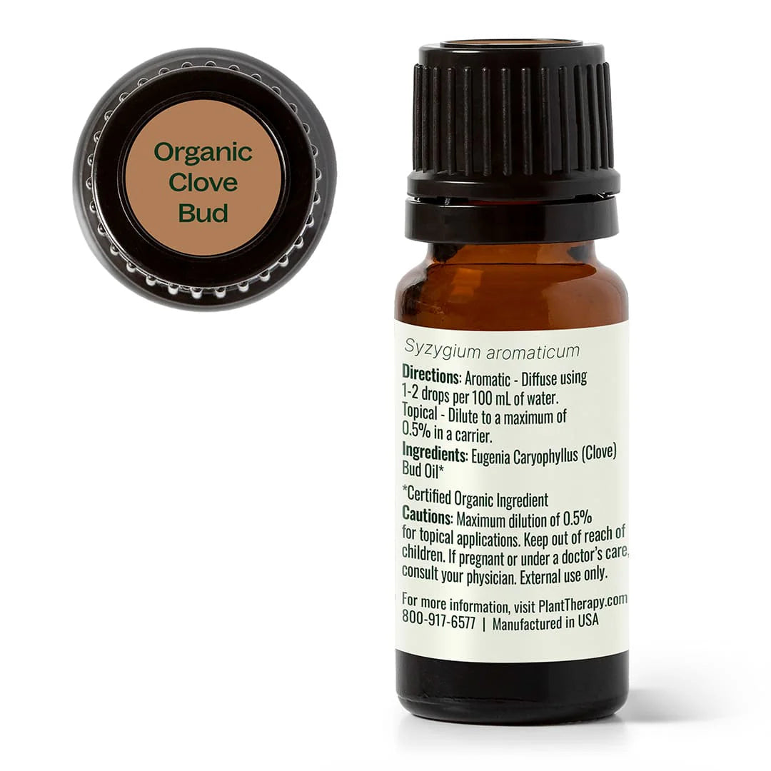 Plant Therapy Aceite esencial de clavo orgánico 10ml