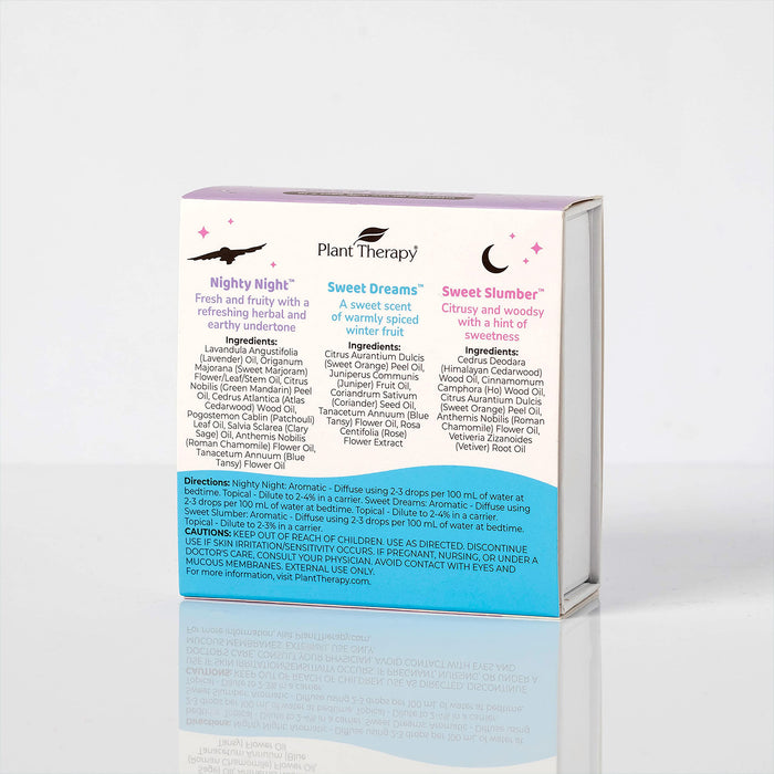 Plant Therapy Sleep Time Set De Aceites Esenciales, 3 Piezas 10ml c/u