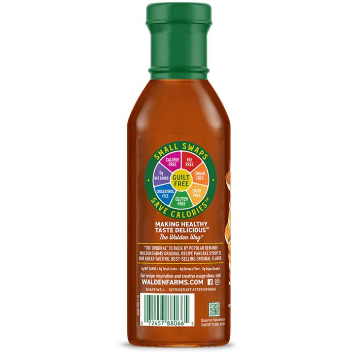 Walden Farms Jarabe para Hotcakes sin Calorías 355ml
