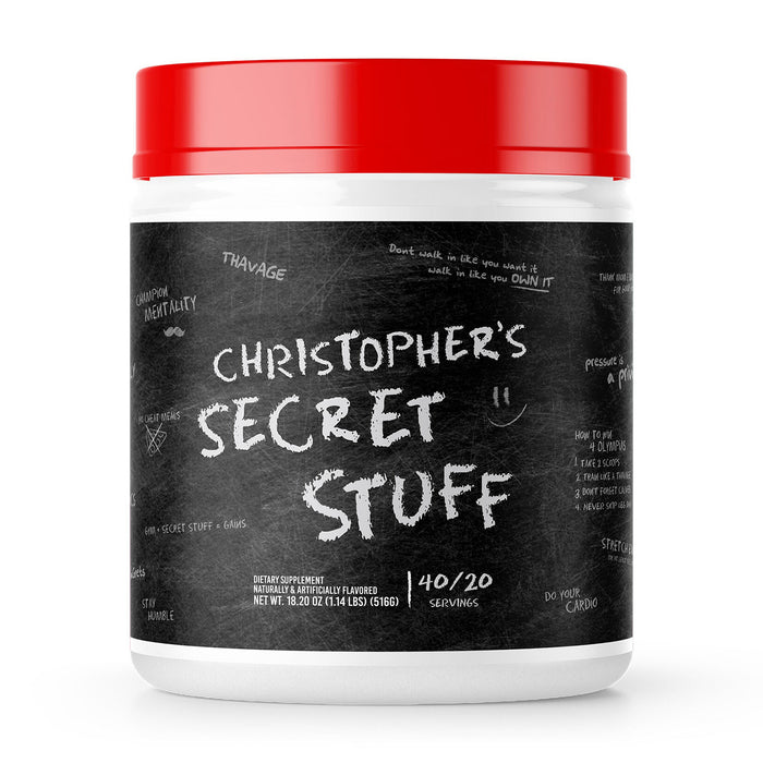 RAW Nutrition CBUM Thavage Pre-Entrenamiento Christopher’s Secret Stuff – 40 Servicios Sabor Tastes Like Winning
