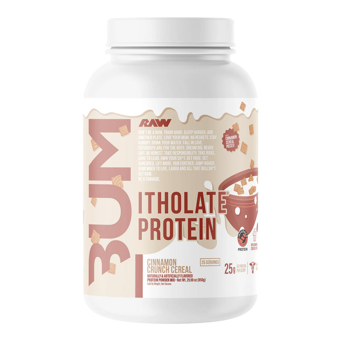 RAW CBUM Itholate Proteina Sabor Cereal Crujiente de Canela 777 g 25 Servicios