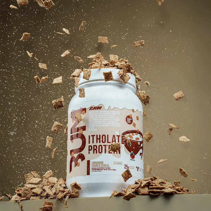 RAW CBUM Itholate Proteina Sabor Cereal Crujiente de Canela 777 g 25 Servicios