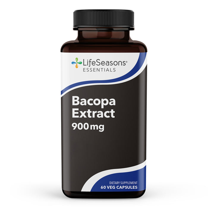 LifeSeasons Suplemento Alimenticio Bacopa 900mg, 60 Cápsulas